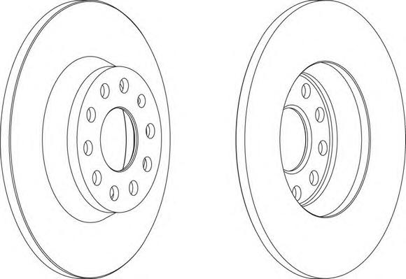 Тормозной диск FERODO