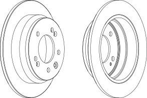 Тормозной диск FERODO
