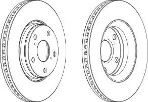Тормозной диск FERODO