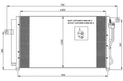 Конденсатор, кондиционер NRF 35798
