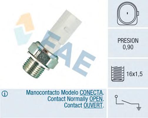 Датчик давления масла FAE
