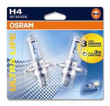 Лампа накаливания, фара дальнего света OSRAM