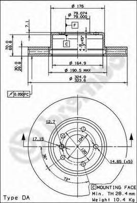 Тормозной диск BREMBO