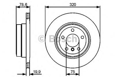 Тормозной диск BOSCH 0986479442