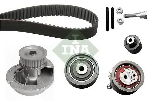 Водяной насос + комплект зубчатого ремня INA