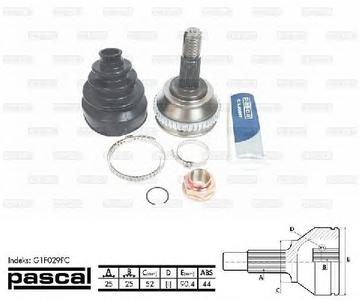 ШРУС PASCAL G1F029PC