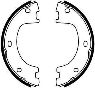 Комплект тормозных колодок, стояночная тормозная система FERODO FSB4103