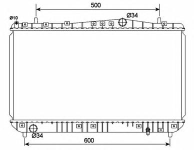 Радиатор охлаждения NRF 53150