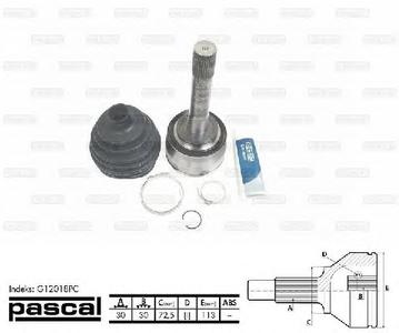 ШРУС PASCAL G12018PC