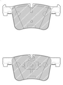 Комплект тормозных колодок, дисковый тормоз FERODO FDB4394
