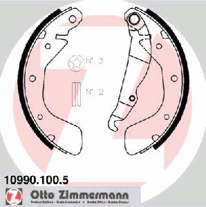 Комплект тормозных колодок ZIMMERMANN 109901005