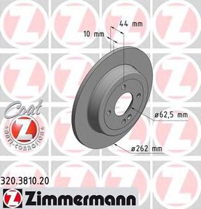 Тормозной диск ZIMMERMANN 320381020