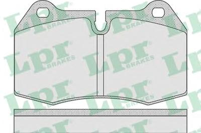 Комплект тормозных колодок, дисковый тормоз LPR 05P769