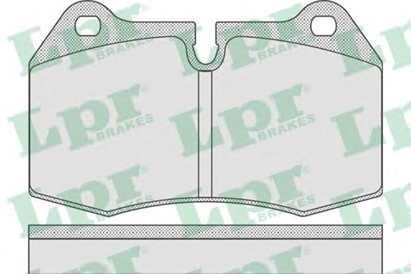 Комплект тормозных колодок, дисковый тормоз LPR