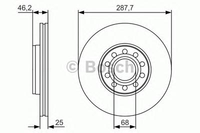 Тормозной диск BOSCH 0986479S19