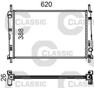 Радиатор охлаждения VALEO 231011