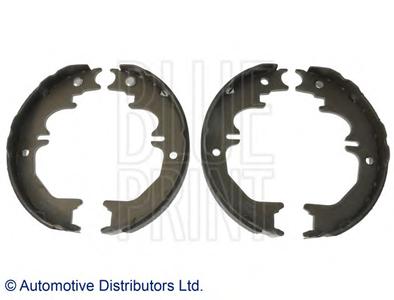 Комплект тормозных колодок, стояночная тормозная система BLUE PRINT ADT34175