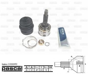 ШРУС PASCAL G18009PC