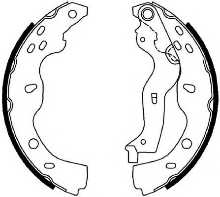 Комплект тормозных колодок FERODO