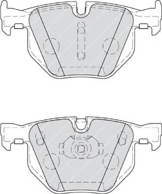 Комплект тормозных колодок, дисковый тормоз FERODO
