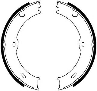 Комплект тормозных колодок, стояночная тормозная система FERODO FSB4001