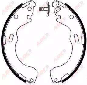 Комплект тормозных колодок ABE