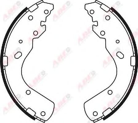 Комплект тормозных колодок ABE