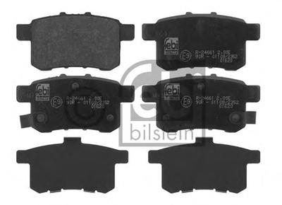 Комплект тормозных колодок, дисковый тормоз FEBI BILSTEIN 24661