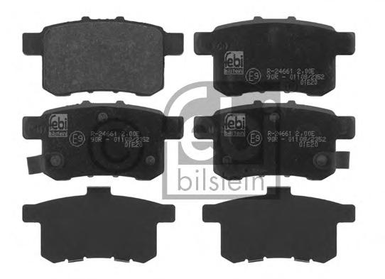 Комплект тормозных колодок, дисковый тормоз FEBI BILSTEIN