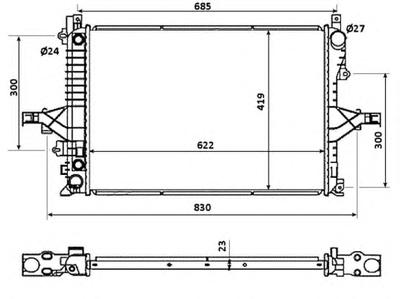 Радиатор охлаждения NRF 53946