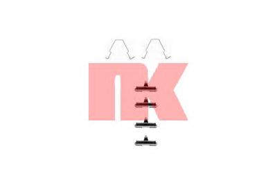 Комплектующие, колодки дискового тормоза NK 7932270