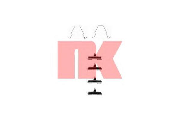 Комплектующие, колодки дискового тормоза NK