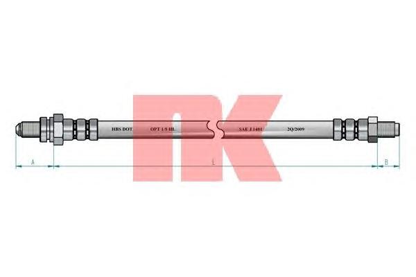 Тормозной шланг NK