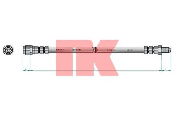 Тормозной шланг NK
