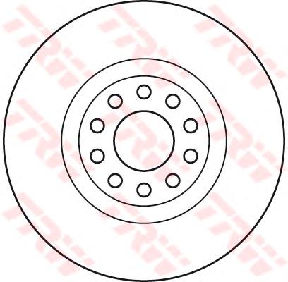 Тормозной диск TRW