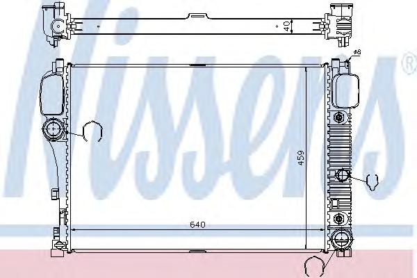 Радиатор охлаждения NISSENS