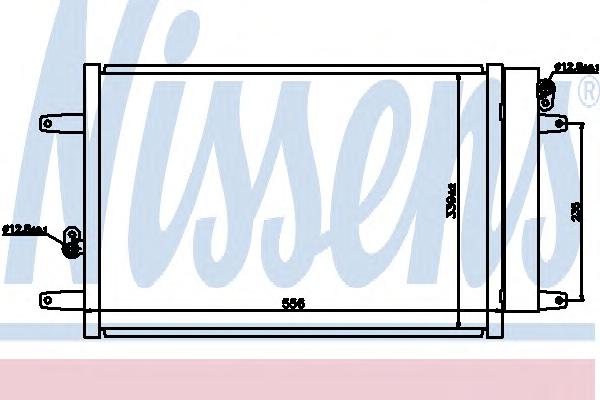 Конденсатор, кондиционер NISSENS