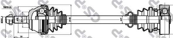 Приводной вал GSP