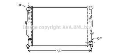Радиатор охлаждения AVA QUALITY COOLING AIA2124