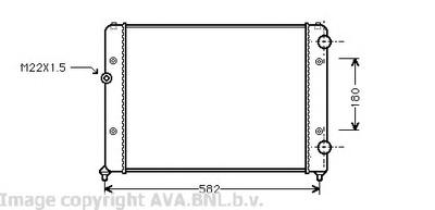 Радиатор охлаждения AVA QUALITY COOLING VWA2119