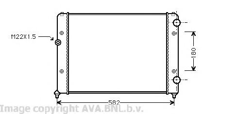 Радиатор охлаждения AVA QUALITY COOLING