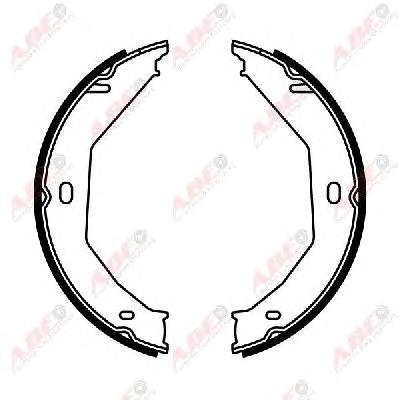 Комплект тормозных колодок, стояночная тормозная система ABE