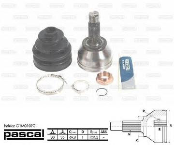 ШРУС PASCAL G1M010PC