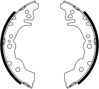 Комплект тормозных колодок ABE