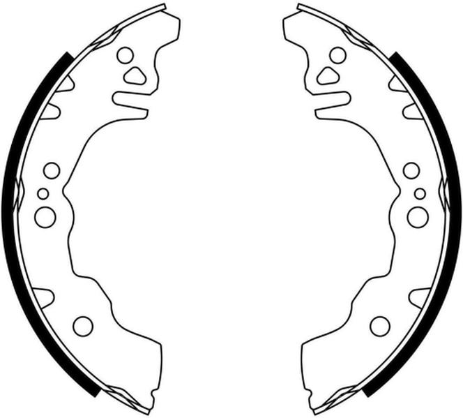 Комплект тормозных колодок ABE