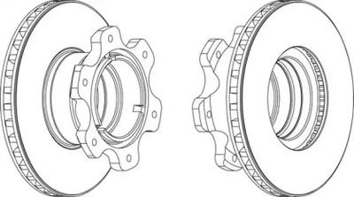 Тормозной диск BERAL BCR208A