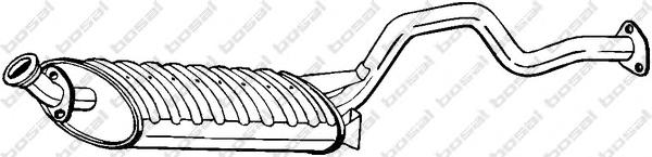 Средний глушитель выхлопных газов BOSAL