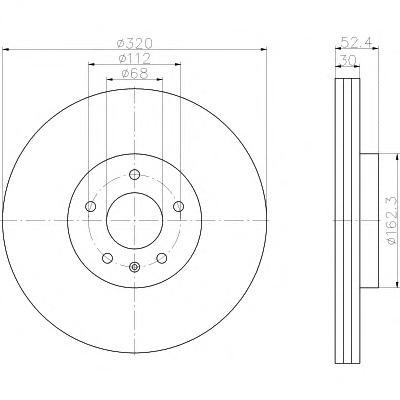 Тормозной диск TEXTAR