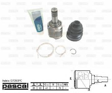 ШРУС PASCAL G70508PC