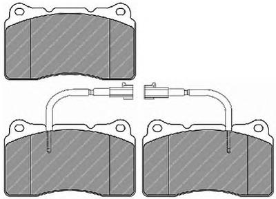 Комплект тормозных колодок, дисковый тормоз FERODO FDB1794